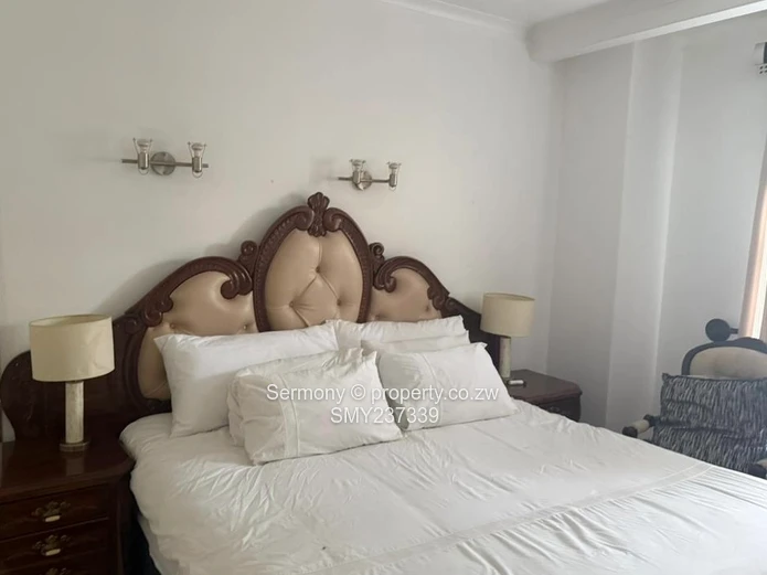 Partially furnished flat for rent